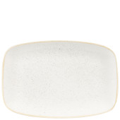 Churchill Stonecast Barley White Oblong Chefs Plate 24.5 x 35.5cm/9.63 x 13.94" (Pack of 6)