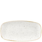 Churchill SWHSXO101 Stonecast Barley White Chefs Oblong Plate 10.6"x5"