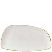 Stonecast Barley White Geo Chefs Plate 11.75 Inch