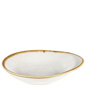 Stonecast Barley White Round Dish 18.5 x 16.8cm