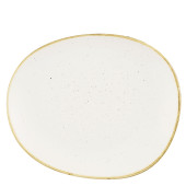 Churchill Stonecast Barley White Opal Organic Plate 18.5cm (Pack of 12)