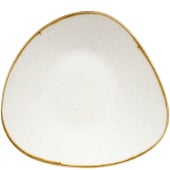 Stonecast Barley White Triangle Bowl 23.8 x 15.8cm