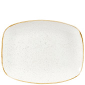 Churchill SWHSOBL31 Stonecast Barley White Chefs Oblong Plate 10.3X8"