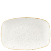 Churchill SWHSOBL21 Stonecast Barley White Chefs Oblong Plate 9.35X6.2"