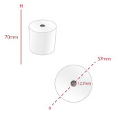 Thermal PDQ Card Machine Rolls 57x70mm (Pack of 20)