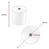 A Grade Single Ply Till Rolls 76x76mm (Pack of 20)