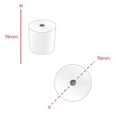 Till Rolls 2 Ply Pink & White 76x76mm (Pack of 20)