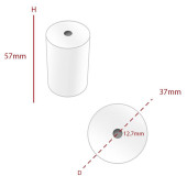 Thermal PDQ Card Machine Rolls 57x37mm (Pack of 20)