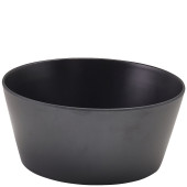 GenWare Melamine Black Tableau Conical Buffet Bowl 22x10cm