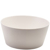 GenWare Melamine White Tableau Conical Buffet Bowl 22x10cm/4"