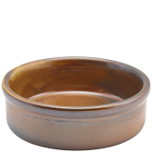 Terra Porcelain Rustic Copper Tapas Dish 10cm/3.9" (Pack of 12)