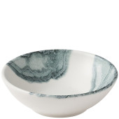 Churchill Tide Black Contour Shallow Bowl 13cm/5.25" 260ml/9oz (Pack of 12)