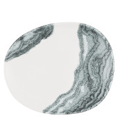 Churchill Inked Tide Black Opal Organic Plate 18.5cm (Pack of 12)