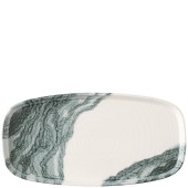 Churchill Tide Black Oblong Chefs Plates 15.4 x 30cm/6 x 11.75" (Pack of 6)