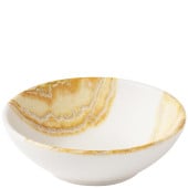 Churchill Tide Gold Contour Shallow Bowl 11.6cm/4.6" 200ml/7oz (Pack of 12)