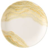 Churchill Tide Gold Evolve Coupe Plate 21.7cm/8.5"