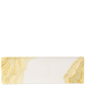 Churchill Tide Gold Tasting Tray Plate 33 x 11cm/13 x 4"