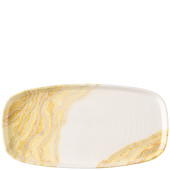 Churchill Tide Gold Oblong Chefs Plates 15.4 x 30cm/6 x 11.75" (Pack of 6)