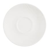 Churchill Inked Tide White Cafe Cappuccino Saucer 15.6cm/6.1" (Pack of 12)
