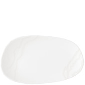 Churchill Inked Tide White Opal Organic Oblong Platter 22 x 13cm (Pack of 6)