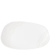 Churchill Inked Tide White Opal Organic Oblong Platter 26 x 15cm (Pack of 12)