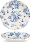 Vintage Prints Toile Deep Coupe Plate 11"