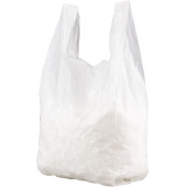 Vest Style Plastic Carrier Bags White Jumbo (Pack of 1000)