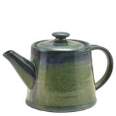 Terra Porcelain Aqua Green Teapot 50cl/17.6oz (Pack of 6)