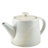 Terra Porcelain Pearl Teapot 500ml/17.6oz (Pack of 6)