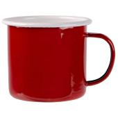 Enamel Mug Red 375ml (Pack of 6)