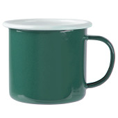Enamel Mug Green 375ml (Pack of 6)