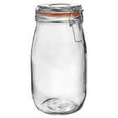 Glass Storage Jar 1.5 Litre (Pack of 6)