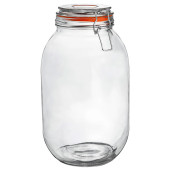 Glass Storage Jar 3 Litre (Pack of 6)