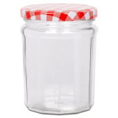 Glass Jam Jar with Lid 380ml (Pack of 24)