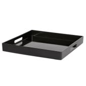 Serving Tray Square Black 33cm (Pack of 6)