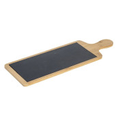 Slate Bamboo Food Serving Board 44 x 14cm/17 x 5" (Pack of 12)