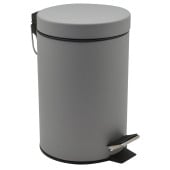 Bathroom Pedal Bin with Inner Bucket Matt Grey 3 Litre 