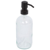 Glass Soap Dispenser Clear 500ml (Pack of 6)
