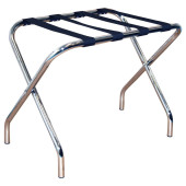 Folding Metal Luggage Rack Chrome