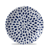 Dudson Terrazzo Blue Coupe Plate 8.67 Inch