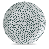 Dudson Terrazzo Green Coupe Plate 11.25 Inch
