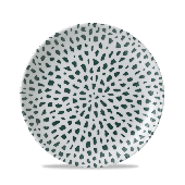 Dudson Terrazzo Green Coupe Plate 8.67 Inch