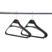 Bolero Polypropylene Coat Hangers Black (Pack of 100)