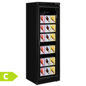 Tefcold Upright Display Freezer Black 400 Litre