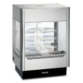 Lincat UM50 Seal Counter-top Upright Heated Merchandiser - Rotating Rack - Single Door