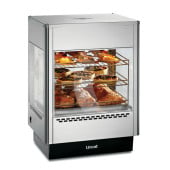Lincat UMS50 Seal Counter-top Upright Heated Merchandiser - Static Rack - Single Door