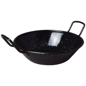 Enamel Deep Paella Pan with Handles 18cm (Pack of 6)