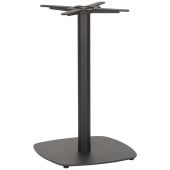 Vega Small Square Black Dining Height Table Base	