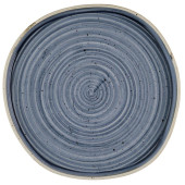 Churchill Stonecast Blueberry Walled Plate 21cm/8.25" (Pack of 6)
