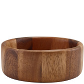 Acacia Wood Straight Sided Bowl 16cm/6.2"